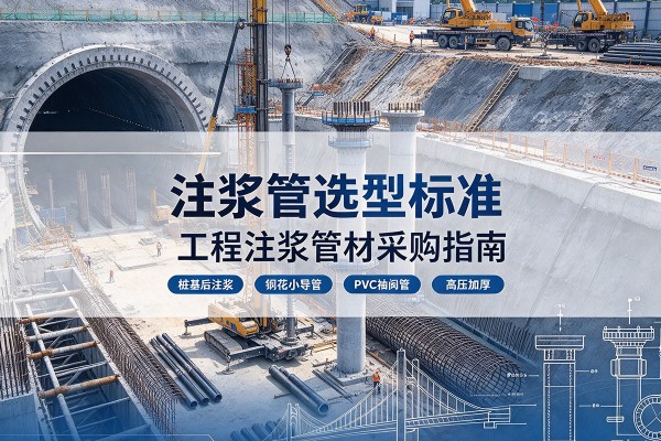 湖北注浆管选型标准