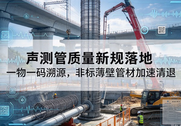 湖北声测管质量新规落地，一物一码溯源，非标薄壁管材加速清退