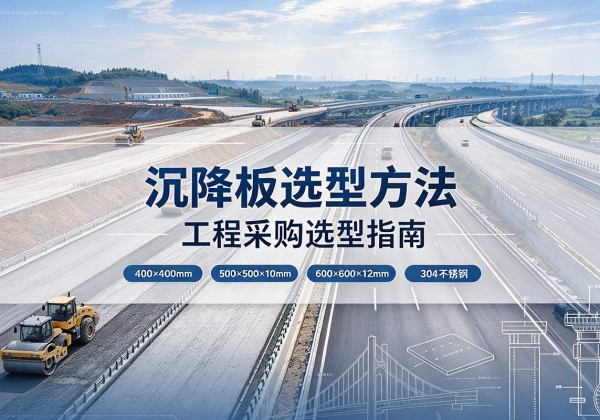 湖北沉降板选择方法
